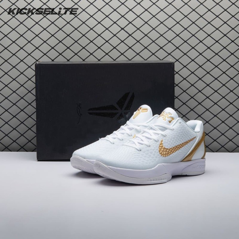 Nike Kobe 6 Protro White Gold CW2190-101 Men's Nike Kobe 6 Protro White Gold CW2190-101 Men's