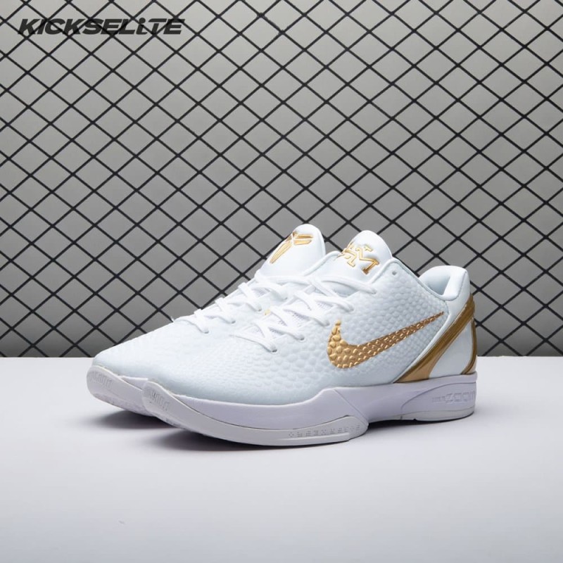 Nike Kobe 6 Protro White Gold CW2190-101 Men's Nike Kobe 6 Protro White Gold CW2190-101 Men's