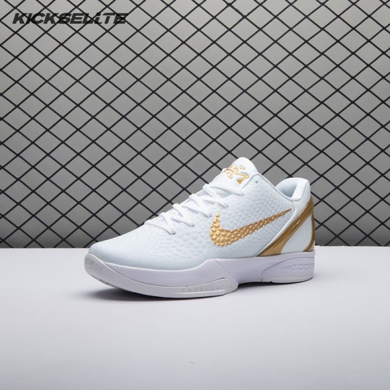 Nike Kobe 6 Protro White Gold CW2190-101 Men's Nike Kobe 6 Protro White Gold CW2190-101 Men's