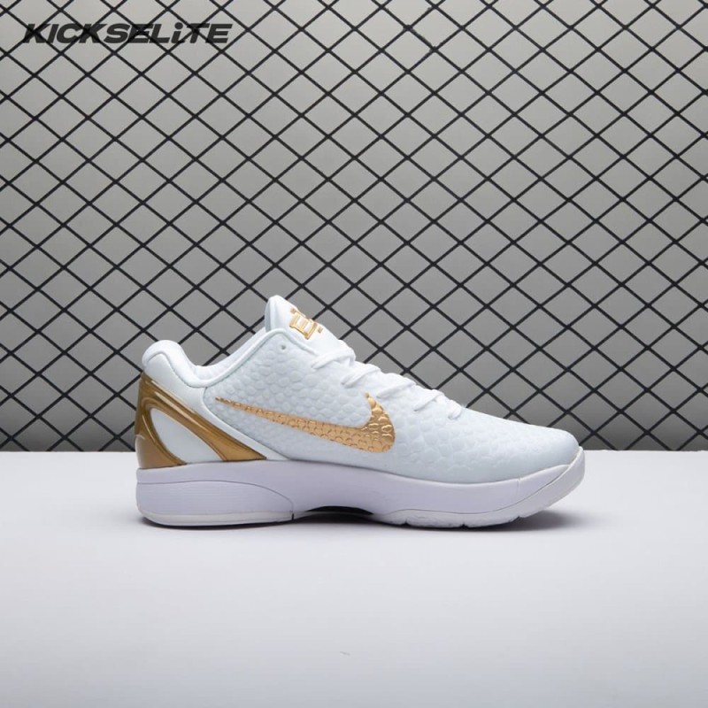 Nike Kobe 6 Protro White Gold CW2190-101 Men's Nike Kobe 6 Protro White Gold CW2190-101 Men's