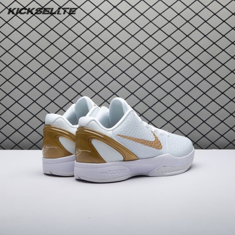 Nike Kobe 6 Protro White Gold CW2190-101 Men's Nike Kobe 6 Protro White Gold CW2190-101 Men's