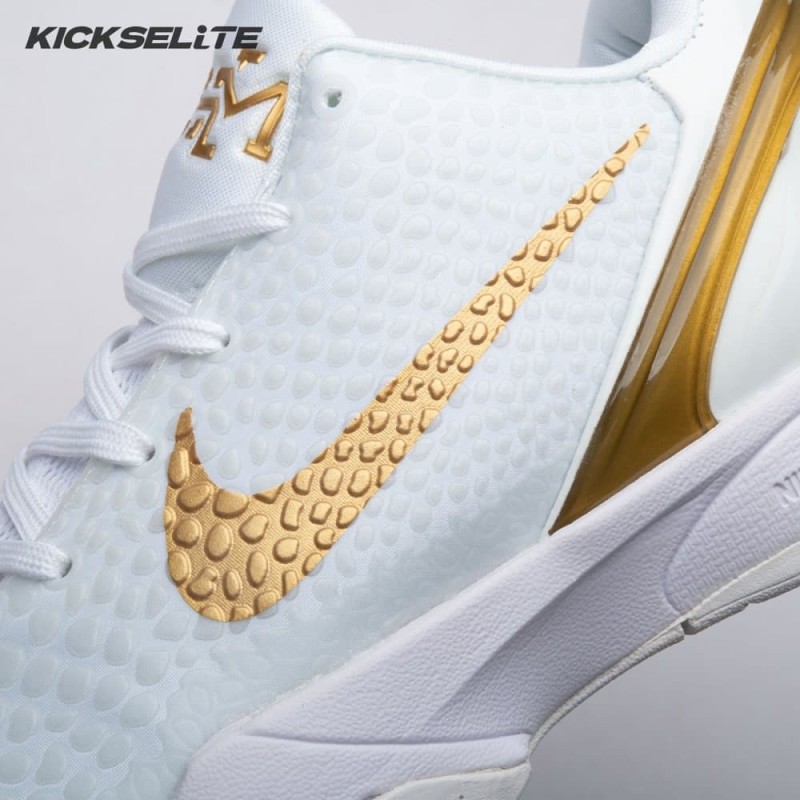 Nike Kobe 6 Protro White Gold CW2190-101 Men's Nike Kobe 6 Protro White Gold CW2190-101 Men's