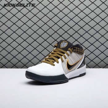 Nike Kobe 4 Protro White Black Del Sol AV6339-101 Men's Nike Kobe 4 Protro White Black Del Sol AV6339-101 Men's