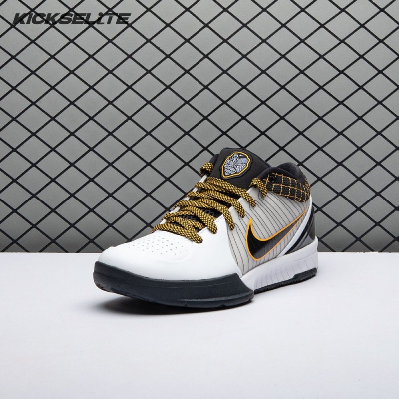 Nike Kobe 4 Protro White Black Del Sol AV6339-101 Men's