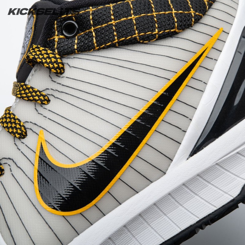 Nike Kobe 4 Protro White Black Del Sol AV6339-101 Men's