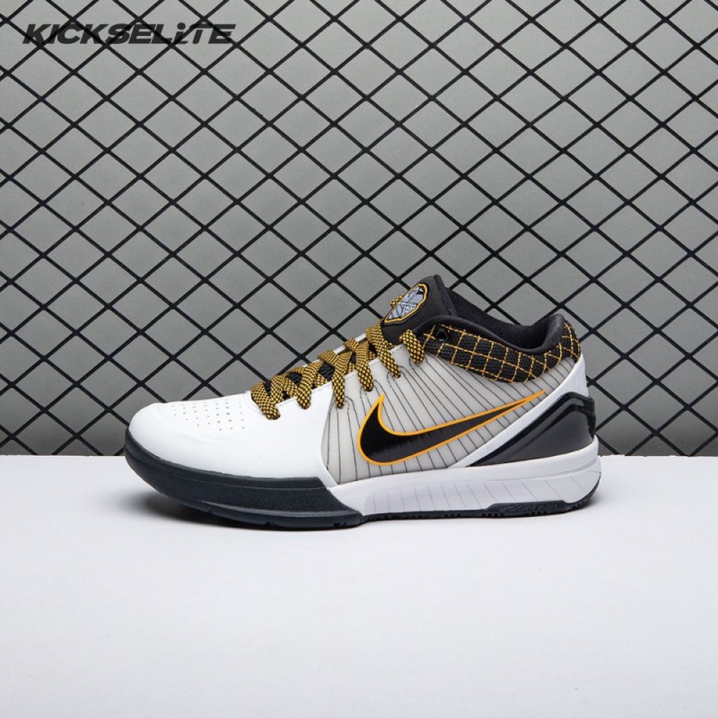 Nike Kobe 4 Protro White Black Del Sol AV6339-101 Men's