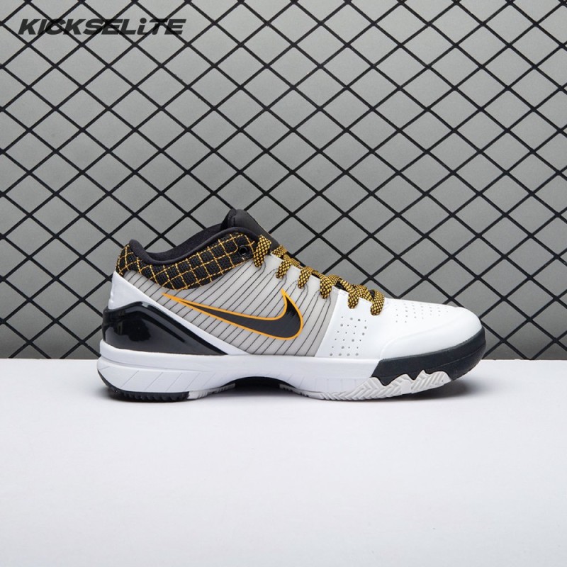 Nike Kobe 4 Protro White Black Del Sol AV6339-101 Men's
