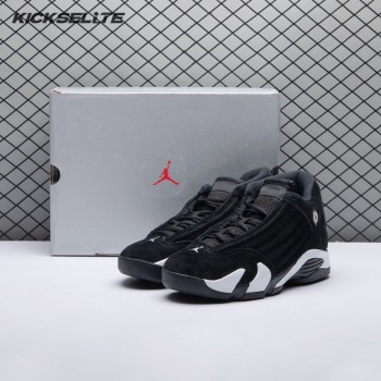 Jordan 14 Retro Black White 487471-016 Men's
