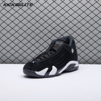 Jordan 14 Retro Black White 487471-016 Men's