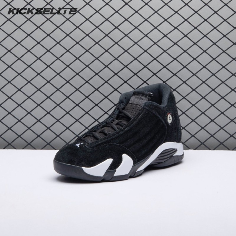 Jordan 14 Retro Black White 487471-016 Men's