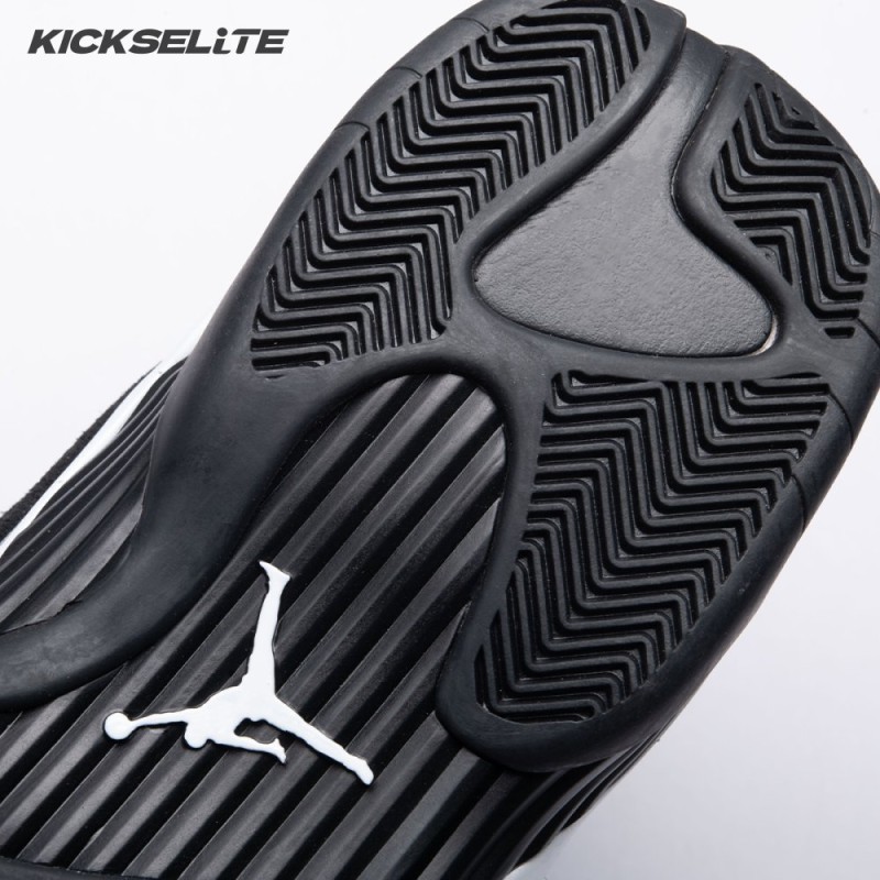 Jordan 14 Retro Black White 487471-016 Men's