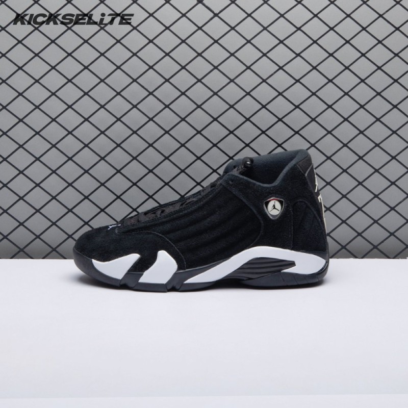 Jordan 14 Retro Black White 487471-016 Men's
