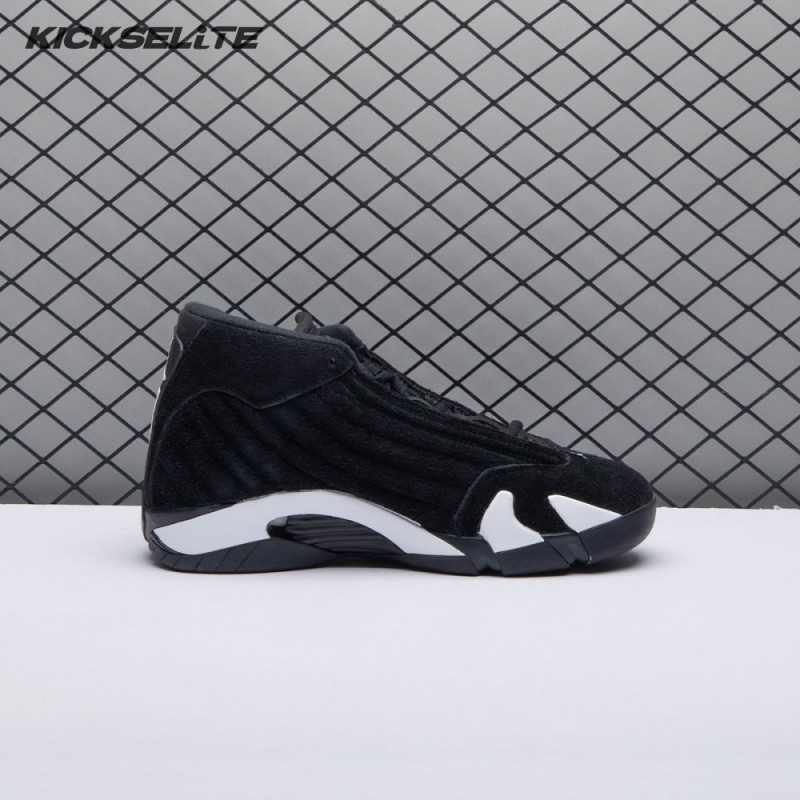 Jordan 14 Retro Black White 487471-016 Men's