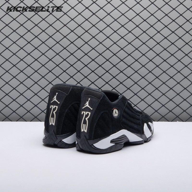 Jordan 14 Retro Black White 487471-016 Men's