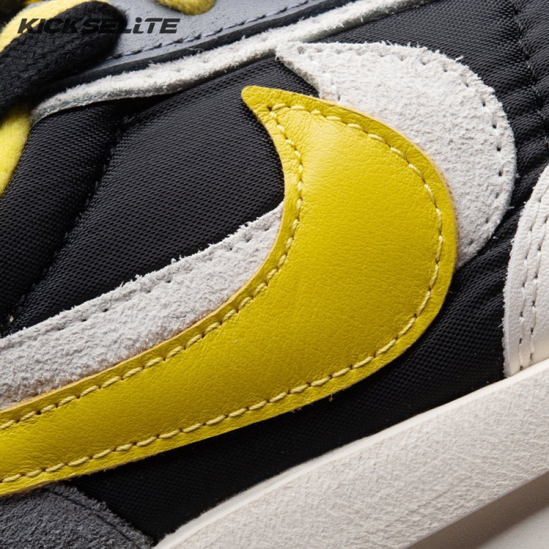 Nike LD Waffle Undercover Black Bright Citron DJ4877-001 Unisex