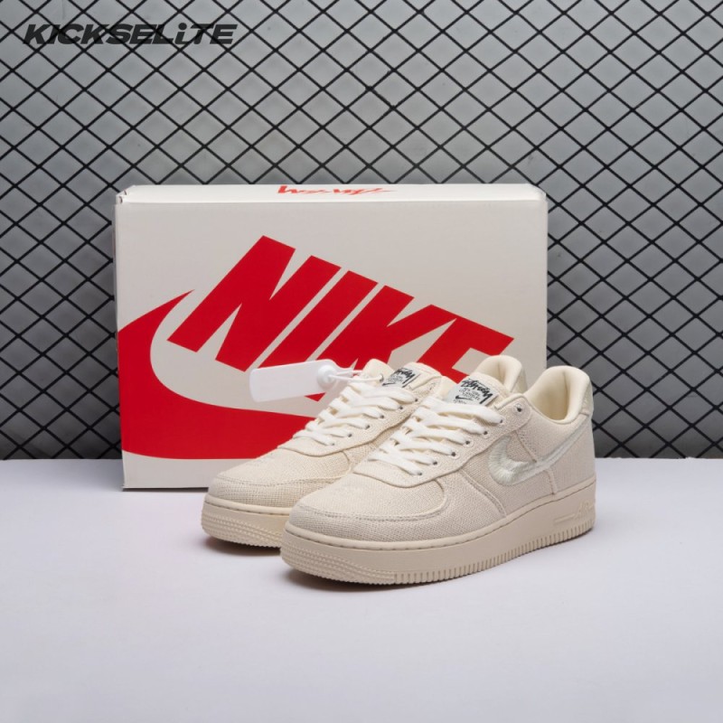 Nike Air Force 1 Low Stussy Fossil CZ9084-200 Unisex