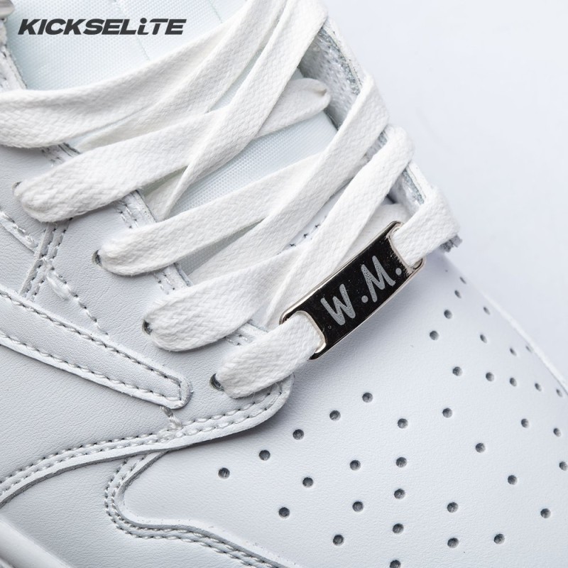 Travis Scott x Air Jordan 1 Low Triple White DM7866 292 Unisex