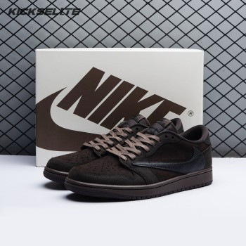 Travis Scott x Air Jordan 1 Low OG Velvet Brown DM7866-202 Unisex