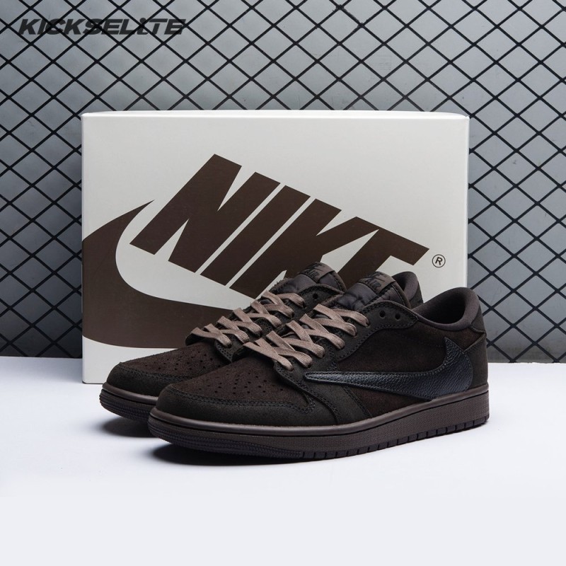Travis Scott x Air Jordan 1 Low OG Velvet Brown DM7866-202 Unisex