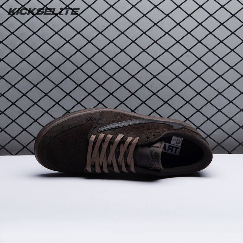 Travis Scott x Air Jordan 1 Low OG Velvet Brown DM7866-202 Unisex