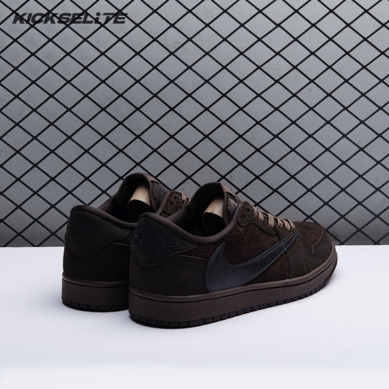 Travis Scott x Air Jordan 1 Low OG Velvet Brown DM7866-202 Unisex