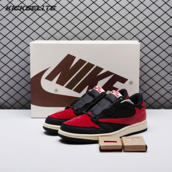 Travis Scott x Air Jordan 1 Low Bred DM7866-061 Unisex