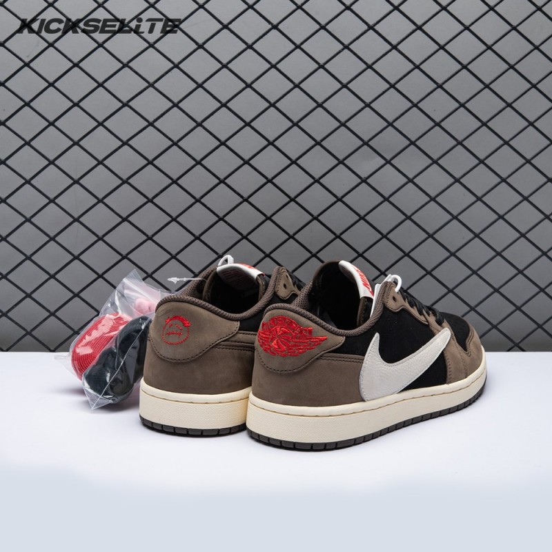 Travis Scott x Air Jordan 1 Low 'Mocha' Unisex Travis Scott x Air Jordan 1 Low 'Mocha' Unisex