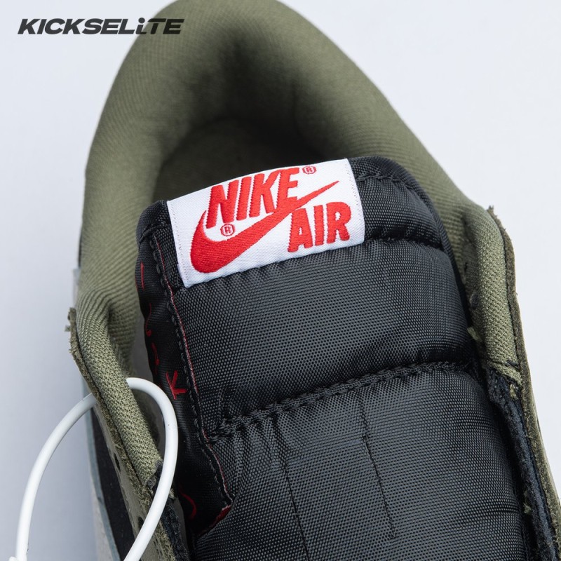 Travis Scott x Air Jordan 1 Low OG Black Olive DM7866-001 Unisex
