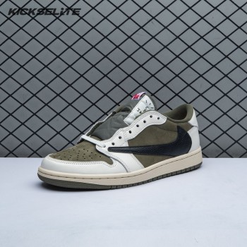 Travis Scott x Air Jordan 1 Low OG Medium Olive DM7866 200 Unisex Travis Scott x Air Jordan 1 Low OG Medium Olive DM7866 200 Unisex