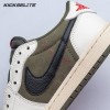 Travis Scott x Air Jordan 1 Low OG Medium Olive DM7866 200 Unisex