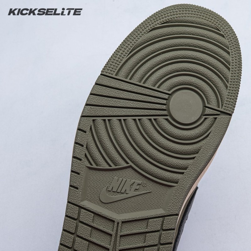 Travis Scott x Air Jordan 1 Low OG Medium Olive DM7866 200 Unisex