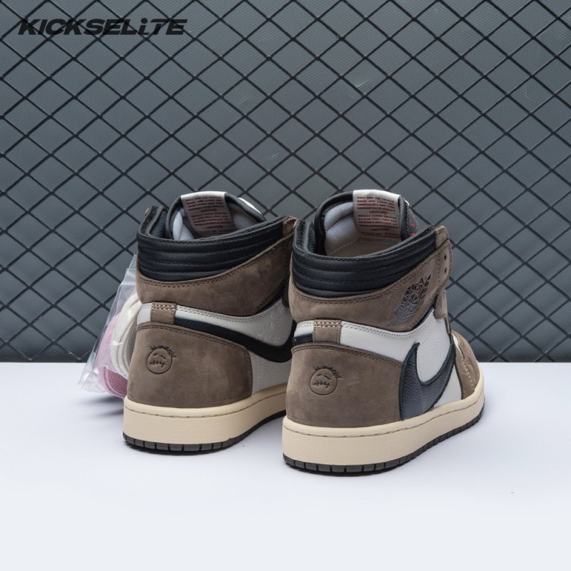 Travis Scott x Air Jordan 1 Retro High OG 'Mocha' Unisex