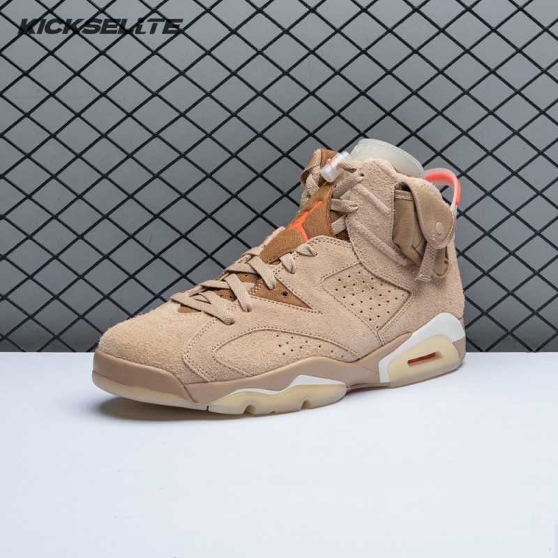 Travis Scott x Air Jordan 6 Retro 'British Khaki' Men's