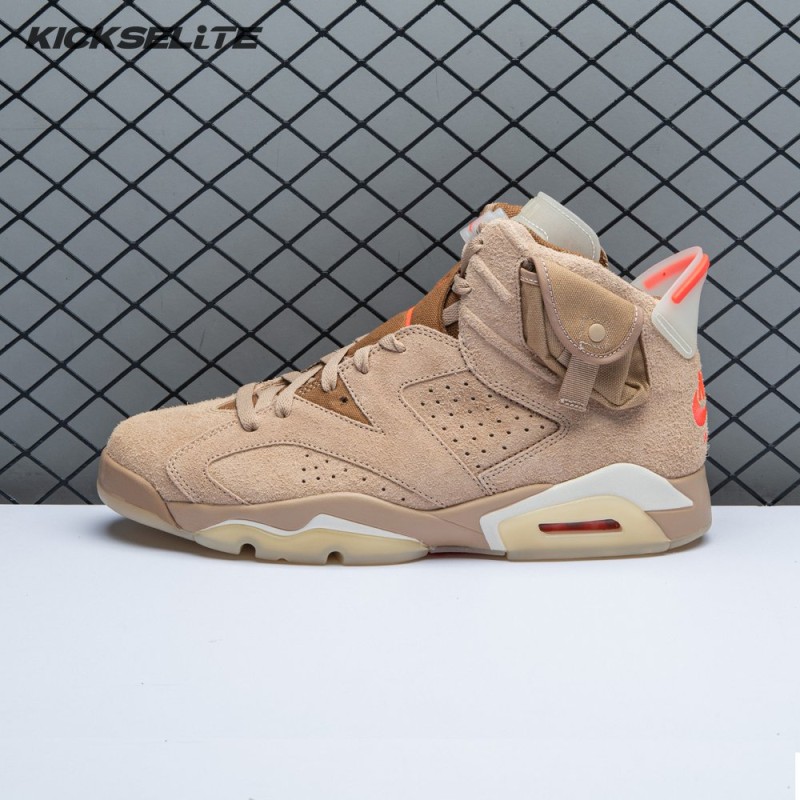 Travis Scott x Air Jordan 6 Retro 'British Khaki' Men's