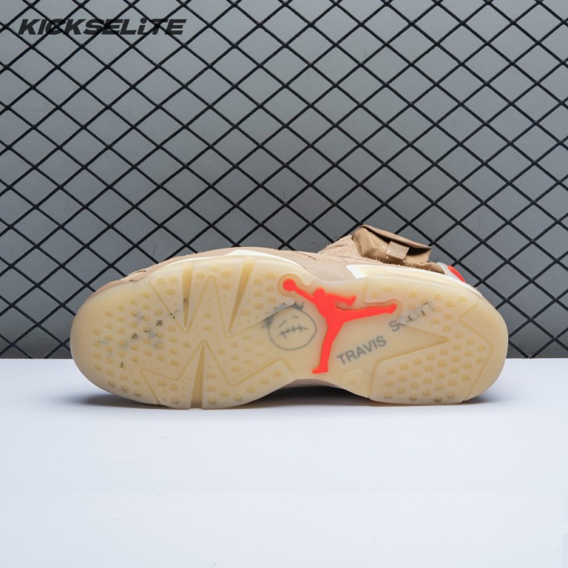 Travis Scott x Air Jordan 6 Retro 'British Khaki' Men's