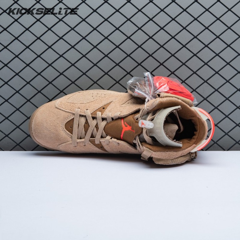 Travis Scott x Air Jordan 6 Retro 'British Khaki' Men's