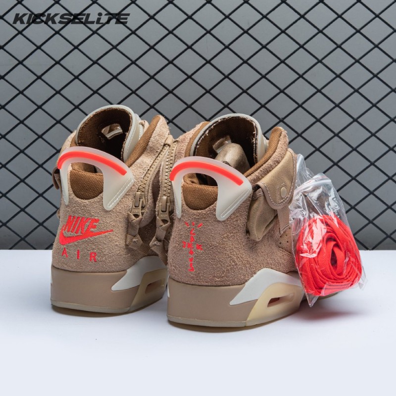 Travis Scott x Air Jordan 6 Retro 'British Khaki' Men's