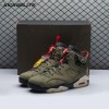 Travis Scott x Air Jordan 6 Retro 'Olive' CN1084 200 Men's