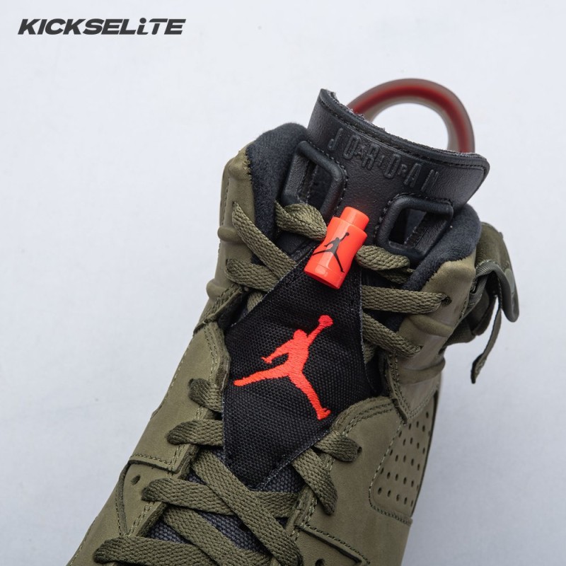 Travis Scott x Air Jordan 6 Retro 'Olive' CN1084 200 Men's