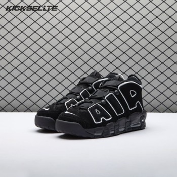 Nike Air More Uptempo Black White 414962-002 Unisex