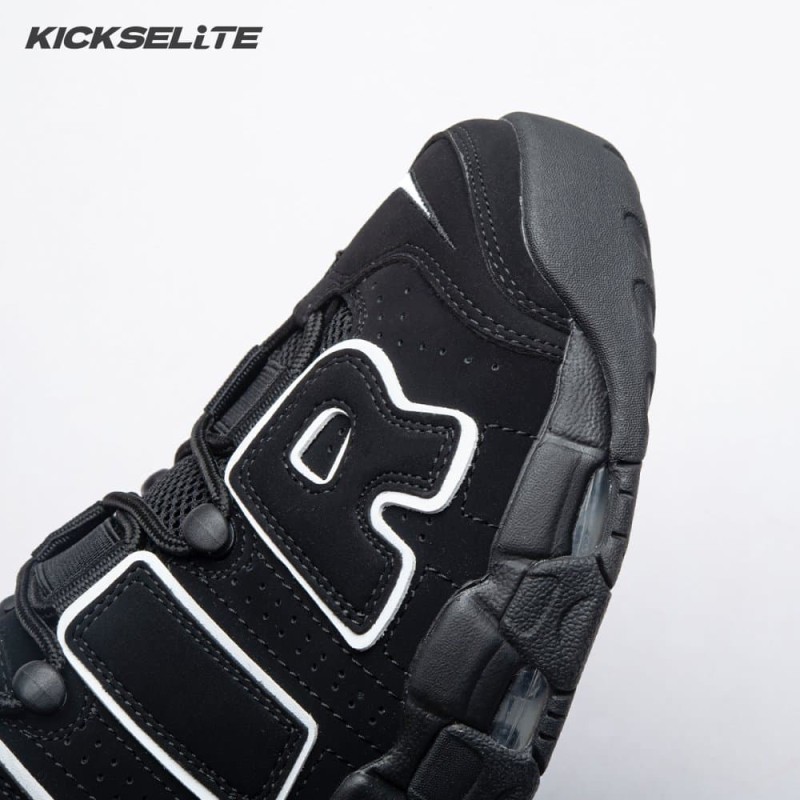Nike Air More Uptempo Black White 414962-002 Unisex
