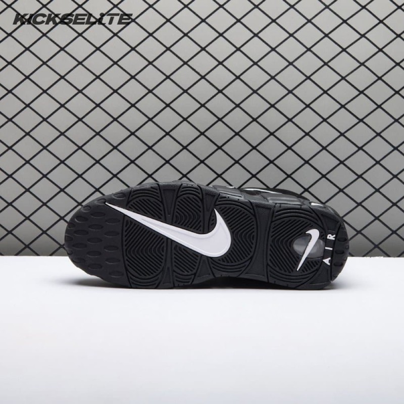 Nike Air More Uptempo Black White 414962-002 Unisex