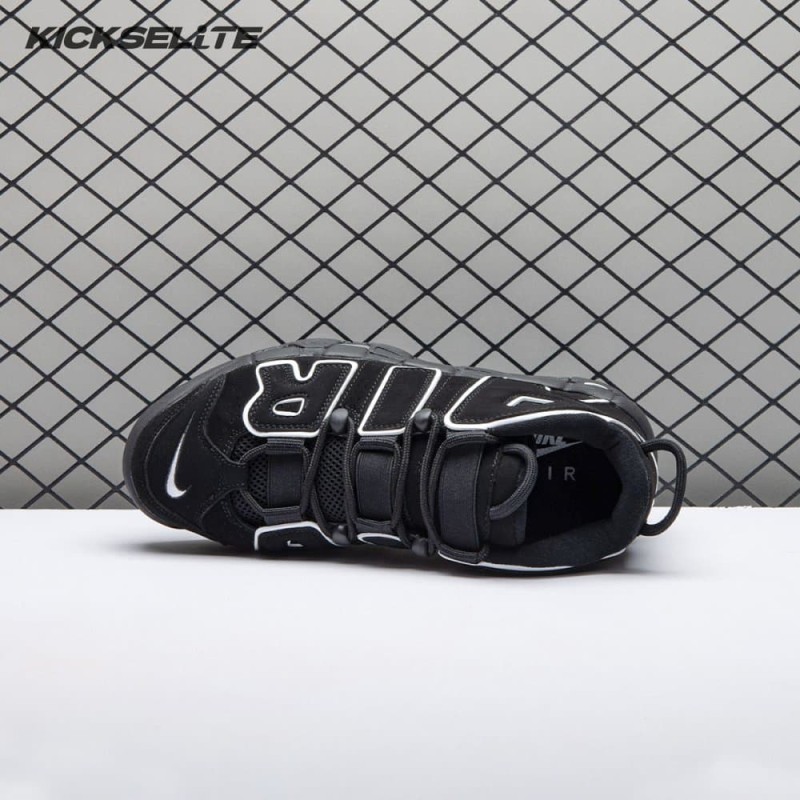 Nike Air More Uptempo Black White 414962-002 Unisex
