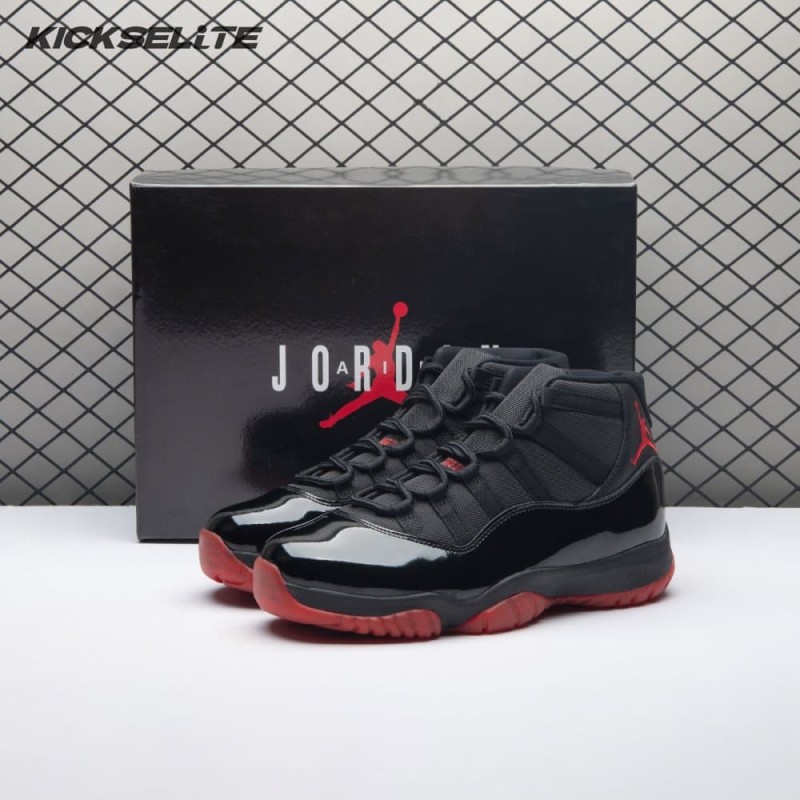 Air Jordan 11 Black Red 378037-326 Men's Air Jordan 11 Black Red 378037-326 Men's