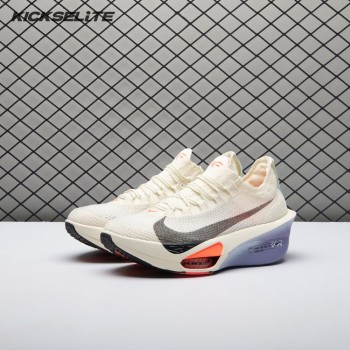 Nike Air Zoom Alphafly Next% 3 Coconut Milk Dusty Amethyst Glacier Blue Off Noir FD8315-101 Unisex