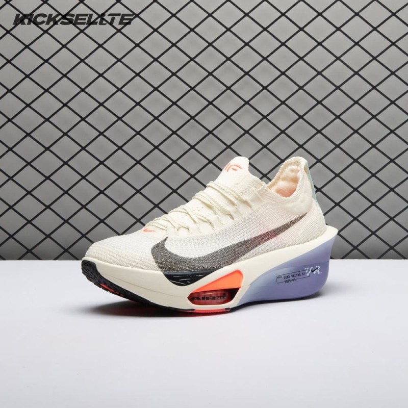 Nike Air Zoom Alphafly Next% 3 Coconut Milk Dusty Amethyst Glacier Blue Off Noir FD8315-101 Unisex