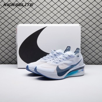 Nike ZoomX Vaporfly Next% 4 Ghost Persian Violet Football Grey Blue Void HF6414-001 Men's