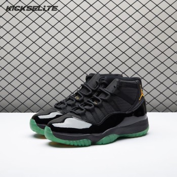 Air Jordan 11 Black Green Yellow CT8012-037 Men's