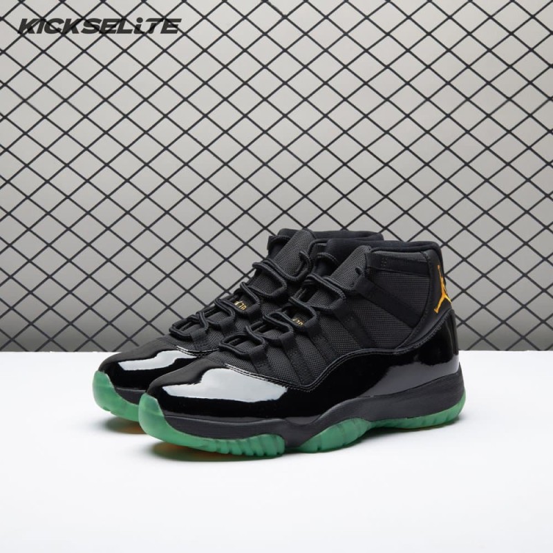 Air Jordan 11 Black Green Yellow CT8012-037 Men's Air Jordan 11 Black Green Yellow CT8012-037 Men's