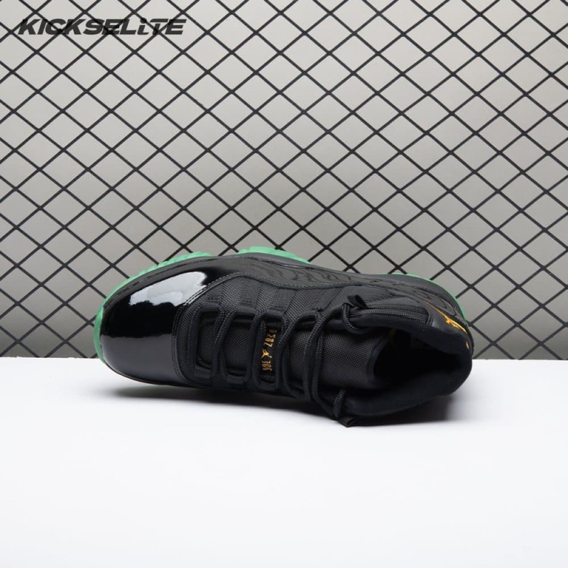 Air Jordan 11 Black Green Yellow CT8012-037 Men's Air Jordan 11 Black Green Yellow CT8012-037 Men's